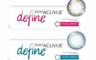 Особенности цветных линз Acuvue