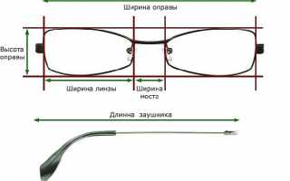 Как правильно определить размер очков