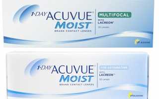Особенности контактных линз Acuvue Moist