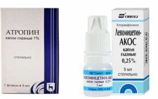 Инструкция по применению глазных капель Цикломед